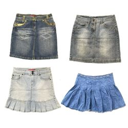 RE-3969 Y2k Denim Mini Skirts RE-3969