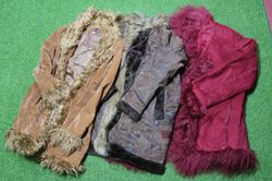 Women's Vintage Faux Fur Afghan Coats