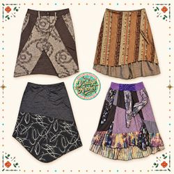 Y2K Free-Spirit Dream Skirts Patchwork, Ruffles & ..