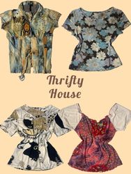 Y2K Funky Print Collection Tops(TH/923)