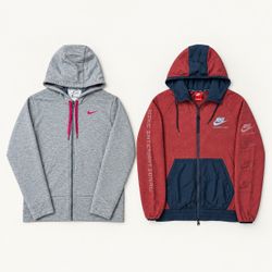 Nike fleeces and Zip Hoodies