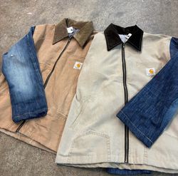 Upcycled Carhartt & Denim Detroit Jackets