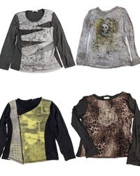 Y2K Women's Graphic Printed blouse. (TR-1078)