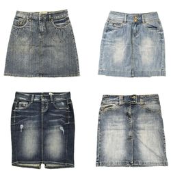 Gonne mini in denim Y2k RE-3933