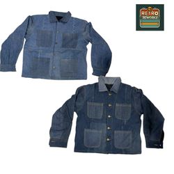 Upcycled Denim Chore Jacket