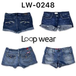Y2K Denim Micro Mini Shorts