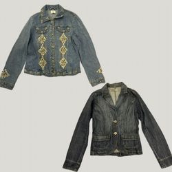 Y2K Western Denim Jackets (OFF-14)