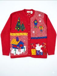 Christmas Mix , Novelty knits/Embroidered Cottage ..