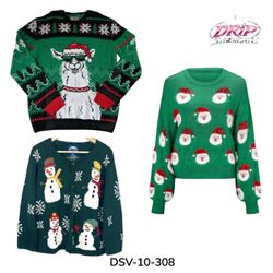 DSV-10-308 Neuartige Weihnachtsstrickpullover und ..