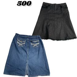 Denim long / Midi Skirts (brands) Dressbarn & Chri..