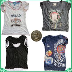 Y2K Vintage Mixed Brand Blouses Bundle
Retro Art P..