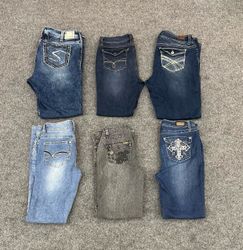Branded Y2K Flare Jeans Bundle