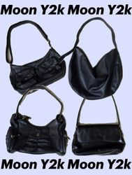 y2k Gothic Black Handtaschen