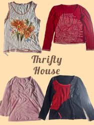 Vintage Y2K It-Girl Tops(TH/778)