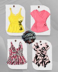Y2K Fairy Core Poly Blouse