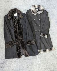 ***Y2K Wool Trench Coats – 2000s Retro Fashion Mix
