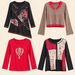 Y2k Boho Grunge Tops