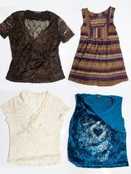 Y2K half sleeve tops 17 pcs