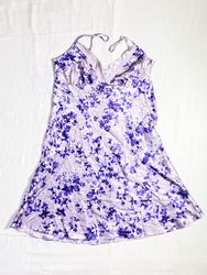 Printed slip dress