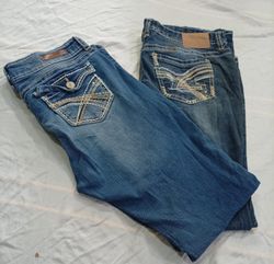 CR10952 Y2K Flare Jeans