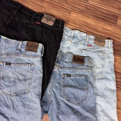 LEE & Wrangler Denim Shorts (FNC:525)