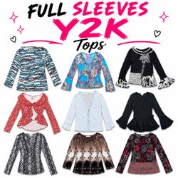 Y2k Full Sleves Tops
