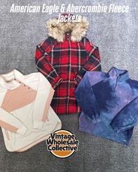 American Eagle & Abercrombie Fleece Jackets