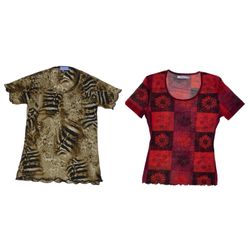 Y2k. Half sleeves blouse