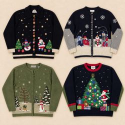 Y2k Classic Christmas Sweaters