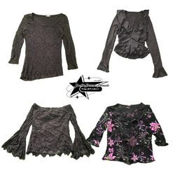 Y2k Gothic Vibe Girl Full Sleeve Top B2F-194