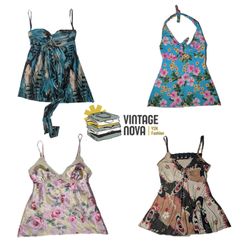 Women's Printed Camisole Top Bundle
