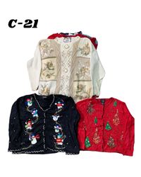 Vintage Christmas & cardigan sweater ( brand)Tiara..