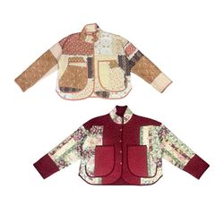 Upcycled Quilted Flora Jackets
