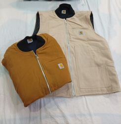 CR11557 Upcycled Carhartt Vest Jackets