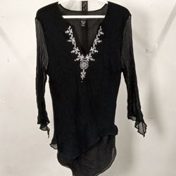 Y2K BLOUSES (BLACK) - BUNDLE 37
