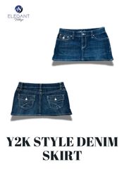 UPCYCLED Y2K Stil Jeansröcke - EVR0249
