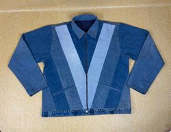 Reworked Levi's Denim Jacket – Handmade Patchwork ..
