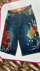 Japanese Embroidered  shorts