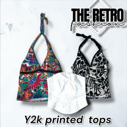 YW-317/ Y2K MIX PRINTED TOPS