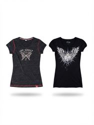 (FV-2254) Y2K Aesthetic Wings & Heart Grunge Babyt..