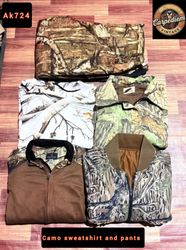 Camo sweatshirt and pants ak724