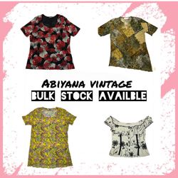 Y2K Mesh Tops Bundle - Floral Print, Patchwork, Of..