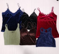 Top en satin de velours