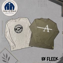 Kappa,armani jeans,quicksilver long sleeves t shir..
