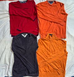 Tommy Hilfiger sweaters and 1/4 Zippers mix