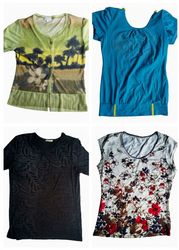 Y2K half sleeve tops 10 pcs