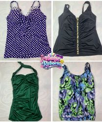 Y2K Vintage Tankini & Swim Top Bundle VR433
