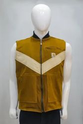 CR02259 Upcycled Carhartt Chevron-Panel Utility Ve..