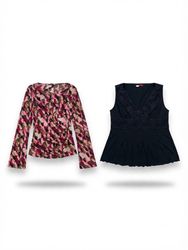 (FV-2199)     Printed & Floral Women’s Tops Wholes..