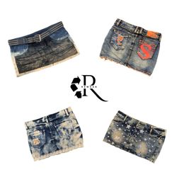 Y2K Paris Hilton Denim Mini Skirts RW-2675
